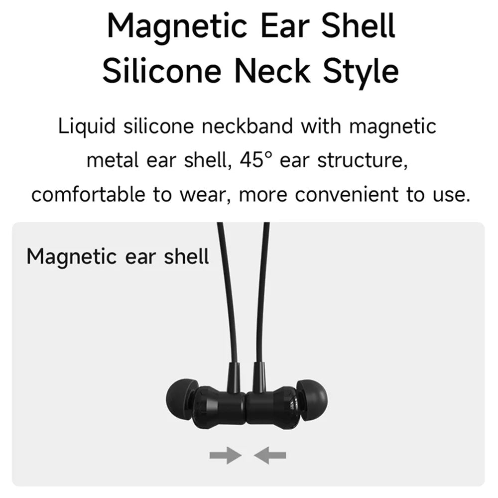 DEVIA Kintone Series Neckband Sport Wireless Earphone Metal Magnetic Bluetooth-compatible Headphone - 4