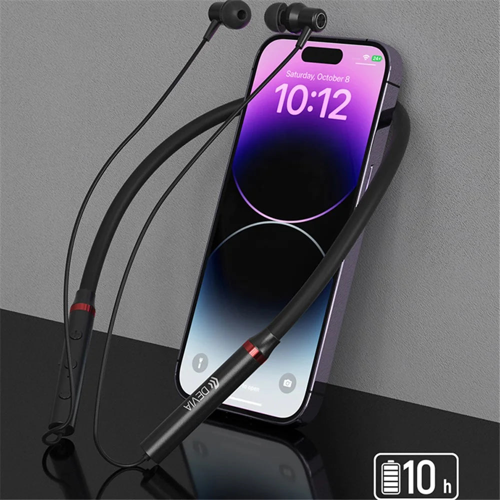 DEVIA Kintone Series Neckband Sport Wireless Earphone Metal Magnetic Bluetooth-compatible Headphone - 5