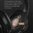 DEVIA Kintone Series HiFi Sound Bluetooth-compatible Wireless Headset Over-Ear Earphone V2 - Black - 4