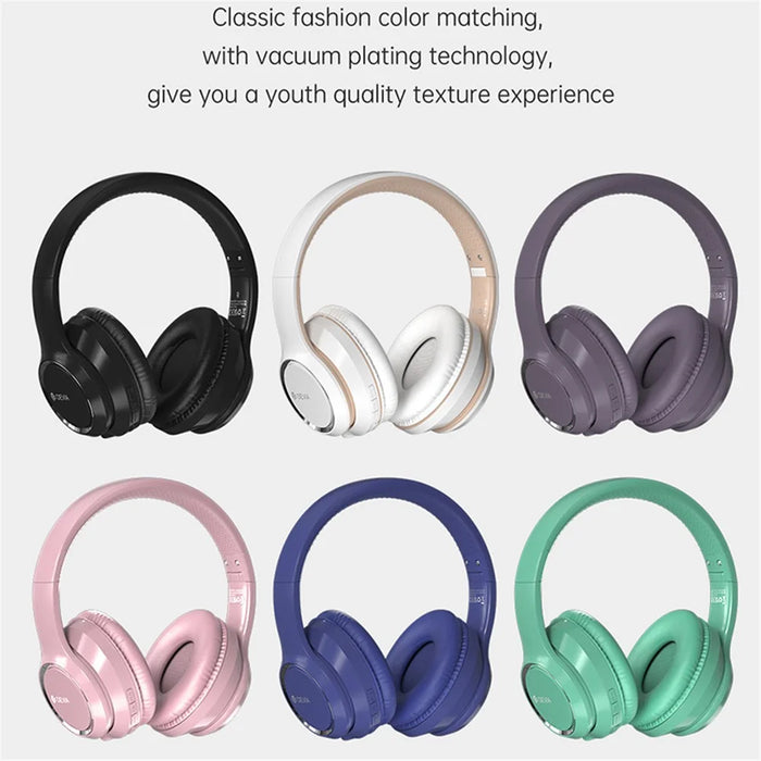 DEVIA Kintone Series HiFi Sound Bluetooth-compatible Wireless Headset Over-Ear Earphone V2 - Black - 7