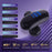 F20 Bluetooth-compatible Ear Clip Earphone Digital Display Wireless Music Headset - Black - 4