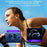 F20 Bluetooth-compatible Ear Clip Earphone Digital Display Wireless Music Headset - Black - 6