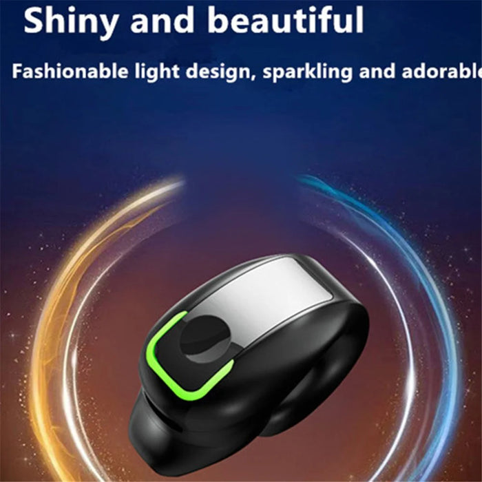 GD28 Bone Conduction Clip-On Wireless Earbuds Single Ear Bluetooth-compatible Headset for Sports - Black - 3
