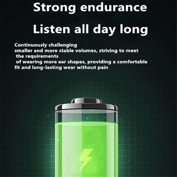 GD28 Bone Conduction Clip-On Wireless Earbuds Single Ear Bluetooth-compatible Headset for Sports - Black - 6