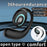 K9 Single Ear Bluetooth-compatible 5.3 Earhook Headset Bone Conduction Music Earphone - Black - 2