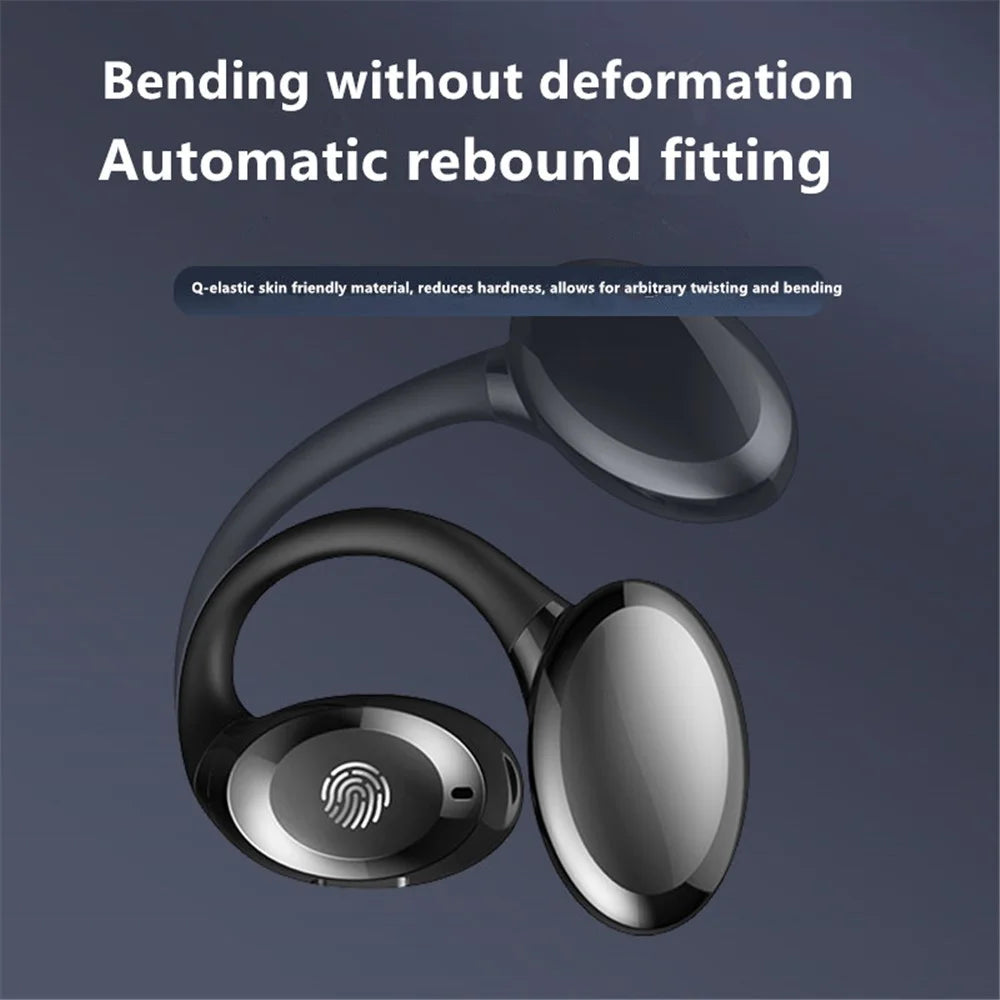 GD06 Single Ear Bluetooth-compatible 5.3 Earhook Headset Wireless Earphone - White - 6