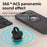 M-S8 Bluetooth-compatible 5.3 Ear Clip Earphone Running Wireless Music Headset - Grey - 2