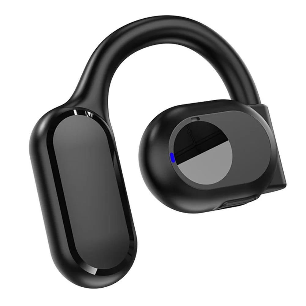 BY99 Single Ear Bluetooth-compatible 5.3 Earhook Headset Air Conduction Earphone - Black - 1
