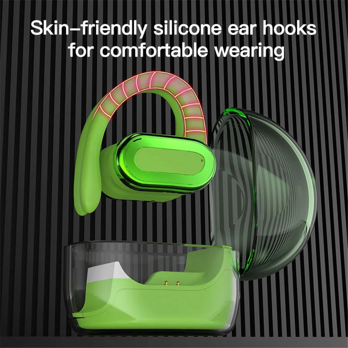 FN88 OWS Single Ear Bluetooth-compatible Earhook Headset Music Calling Earphone - Nude - 3