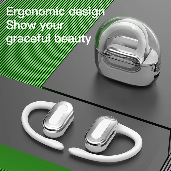 FN88 OWS Single Ear Bluetooth-compatible Earhook Headset Music Calling Earphone - Nude - 4
