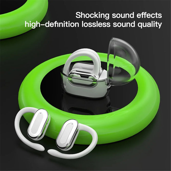 FN88 OWS Single Ear Bluetooth-compatible Earhook Headset Music Calling Earphone - Nude - 5