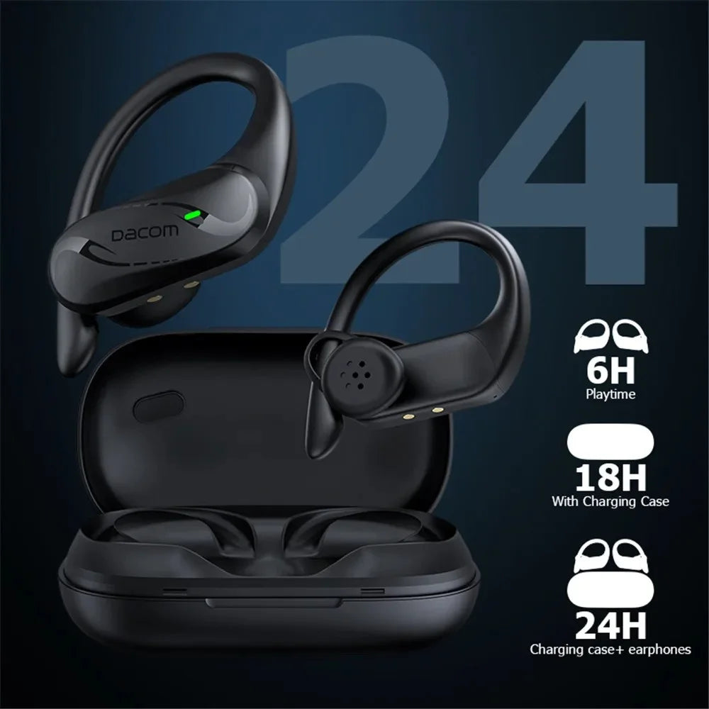 DACOM X1 Touch Control Headset Bluetooth-compatible Bone Conduction TWS Headphone - 2