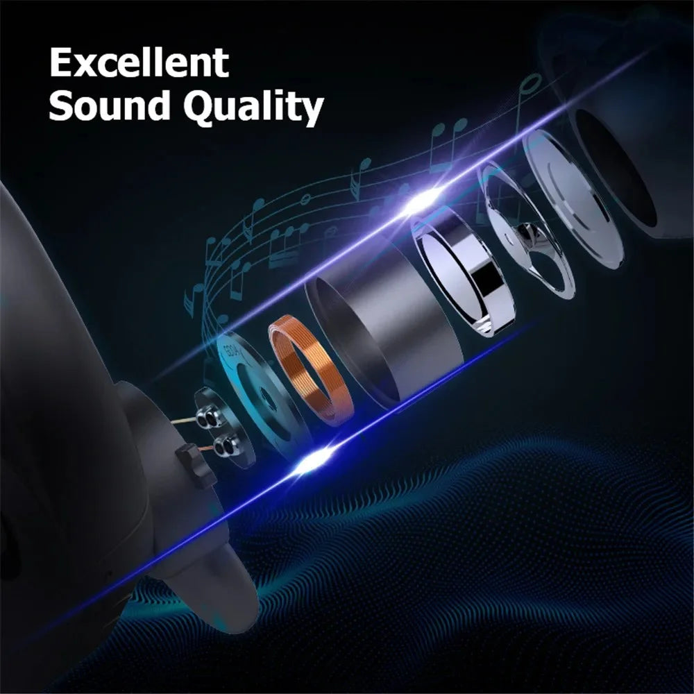 DACOM X1 Touch Control Headset Bluetooth-compatible Bone Conduction TWS Headphone - 5