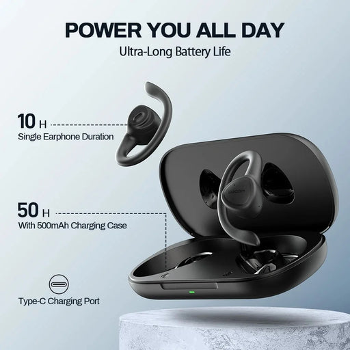 DACOM G86 FreeBeats Bluetooth-compatible Earphone Waterproof Music Headset - Black - 2