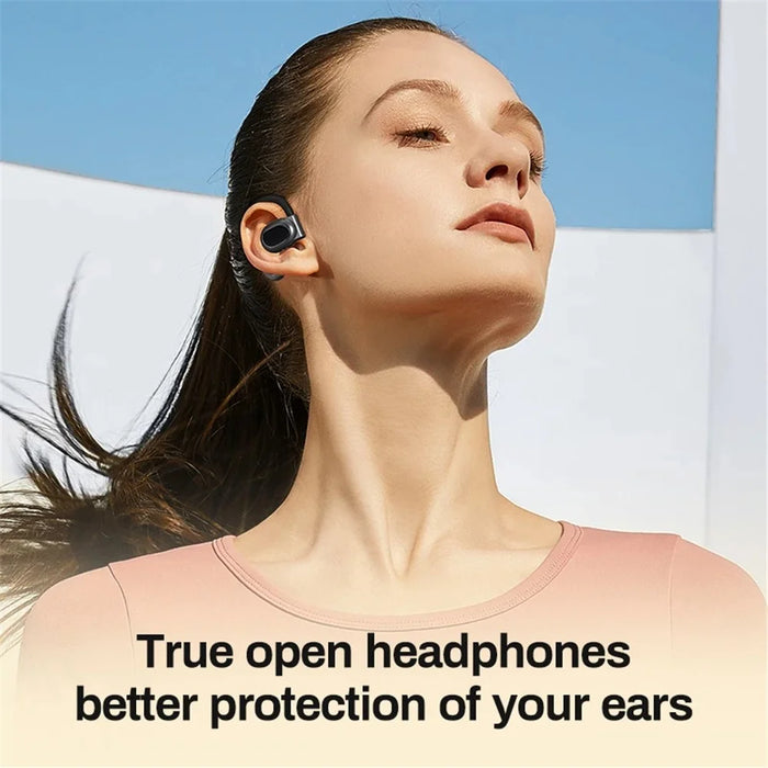 DACOM H11 OWS Bluetooth-compatible Earhook Headset Noise Reduction Earphone - Black - 5