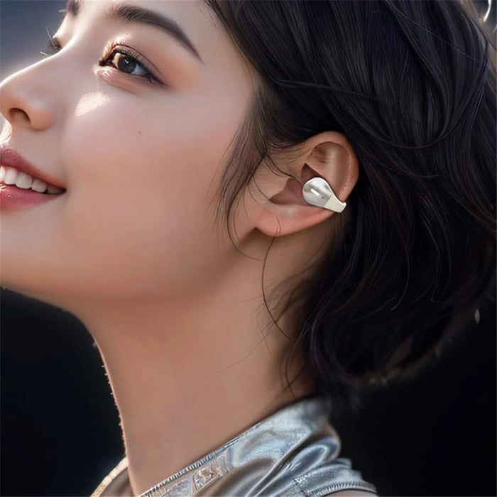 W600 Bluetooth-compatible 5.3 Sports Ear Clip Earphone Touch Control Music Headset - 7