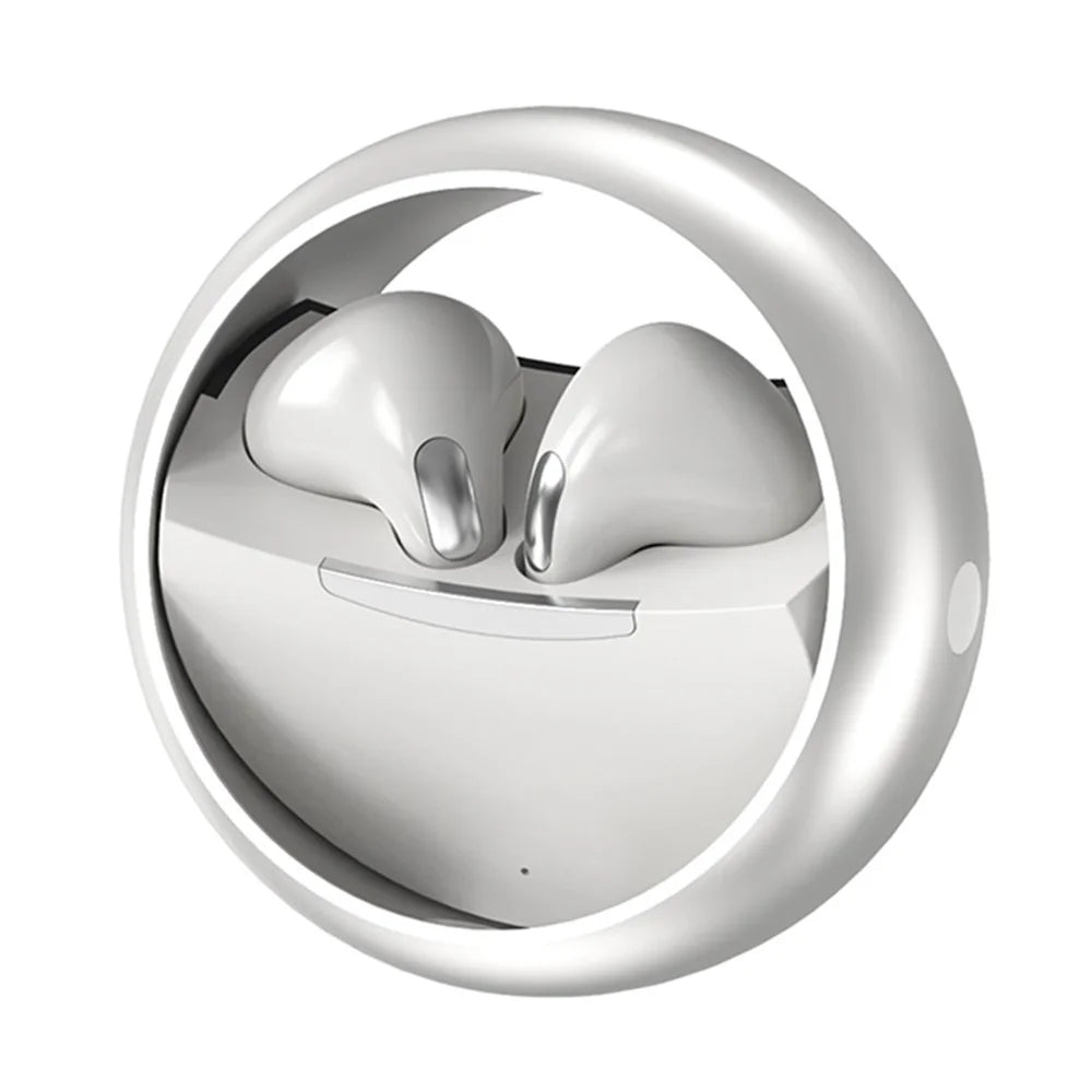 KM89 TWS Bluetooth-compatible 5.3 Earphone Stereo Music Gaming Wireless Headset - Silver - 1