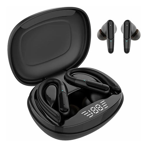 BE1043 Noise Reduction Bluetooth-compatible Earphone Wireless Music Headset with Detachable Earhook - 1