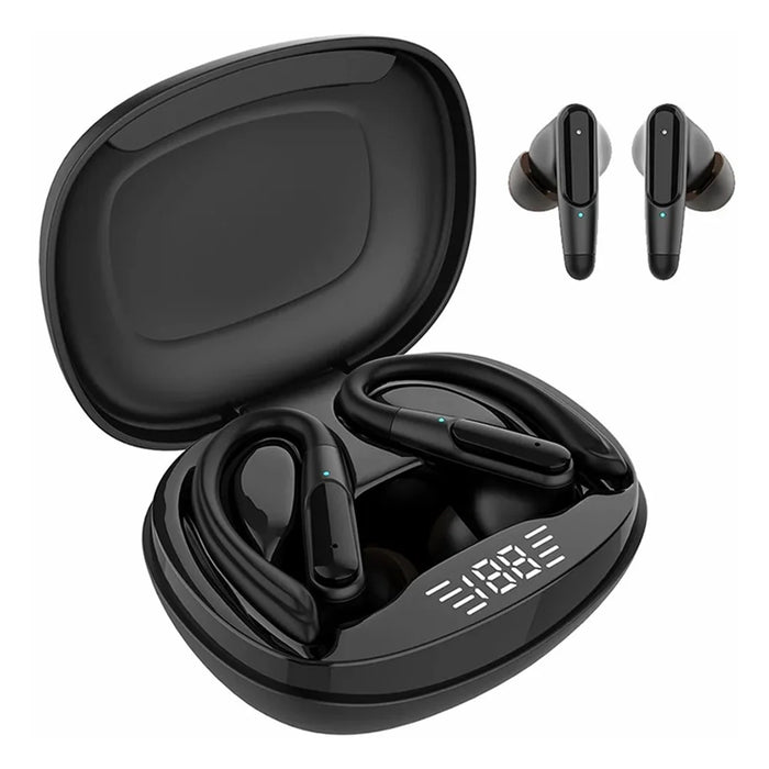 BE1043 Noise Reduction Bluetooth-compatible Earphone Wireless Music Headset with Detachable Earhook - 1
