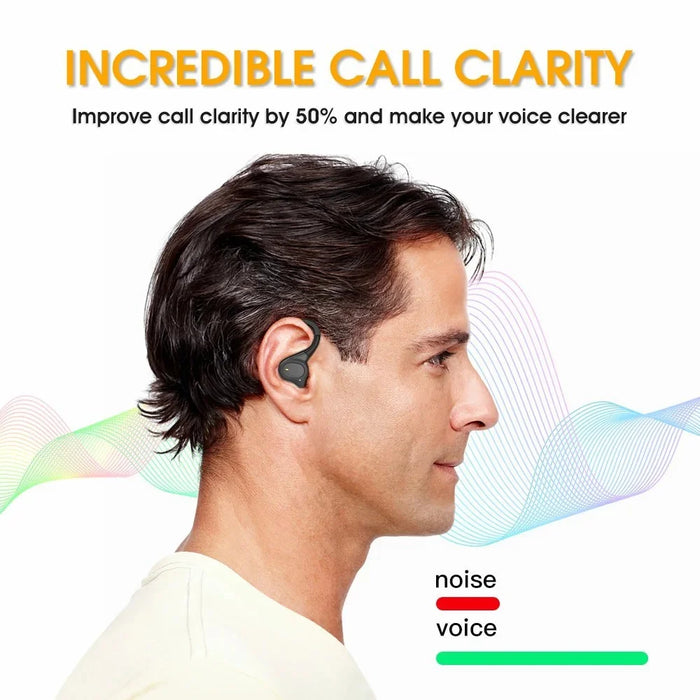 BE1039 Noise Canceling Ear Hook Bluetooth-compatible Headphones Wireless In-ear Earphones - 6