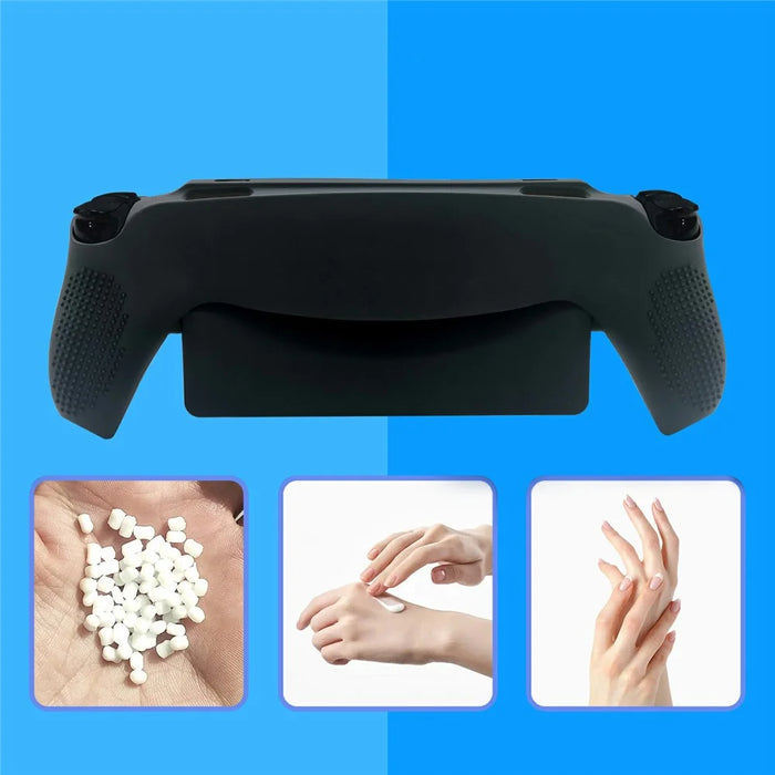 For Sony PS5 Portal Anti-Scratch Game Controller Protector Silicone Sleeve Case - Black - 7
