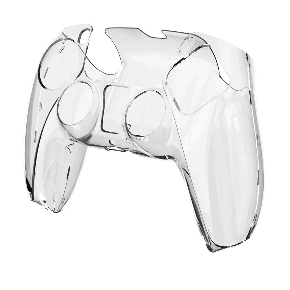 Split Type Clear PC Cover for PS5 Game Controller Ultra Thin Protective Case - Transparent - 1