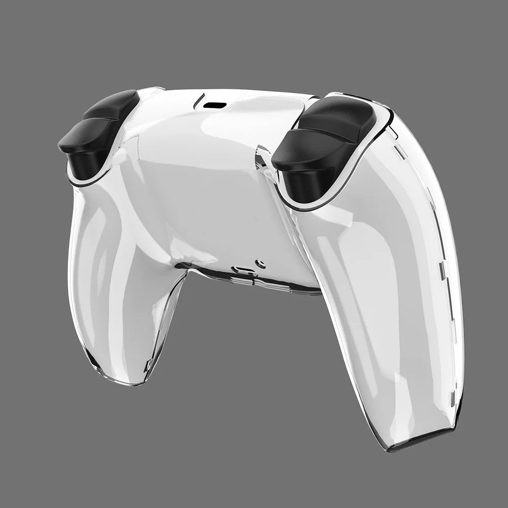 Split Type Clear PC Cover for PS5 Game Controller Ultra Thin Protective Case - Transparent - 4