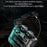 M25 Mecha Design Bluetooth-compatible Earphone Digital Display TWS Gaming Wireless In-ear Headset - Black - 4