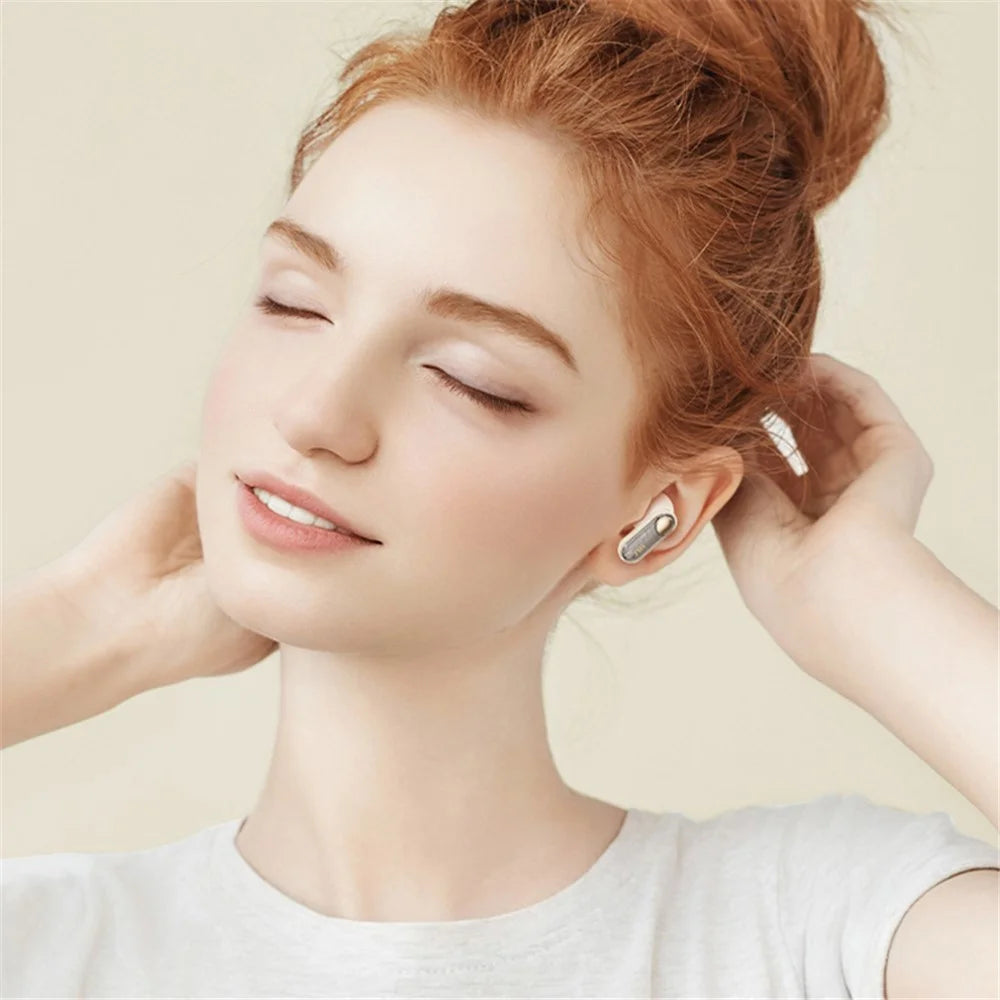 ROCK TWS Wireless Earphones Bluetooth-compatible Headphones Wireless Stereo Headphones Retro Design - 2