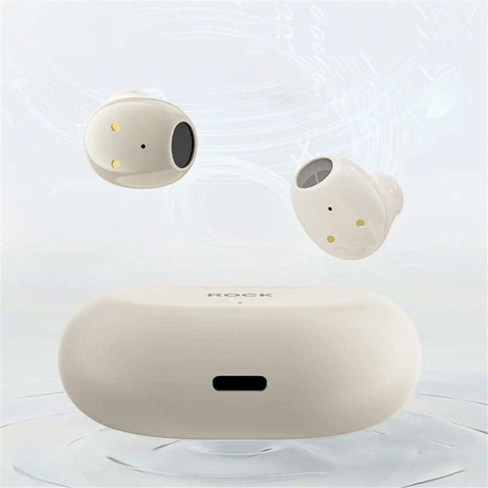 ROCK EB900 TWS Wireless Earphones Portable Stereo Music Headphones Type-C Bluetooth-compatible Earbuds - 7