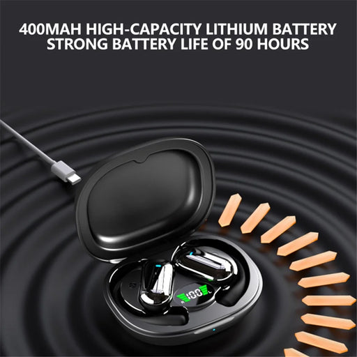 YYK-Q16S Bluetooth 5.3 Sports Earphones Noise Reduction OWS Wireless Headphones - Khaki - 2