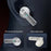 S10 Semi-in-ear Bluetooth-compatible Earphones with LED Full Color Touch Screen Charging Case, English Version - Beige - 4