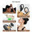 XUNDD W003 1 Pair Open-Ear Wireless Headset Waterproof Bluetooth-compatible Earphone - Black - 3