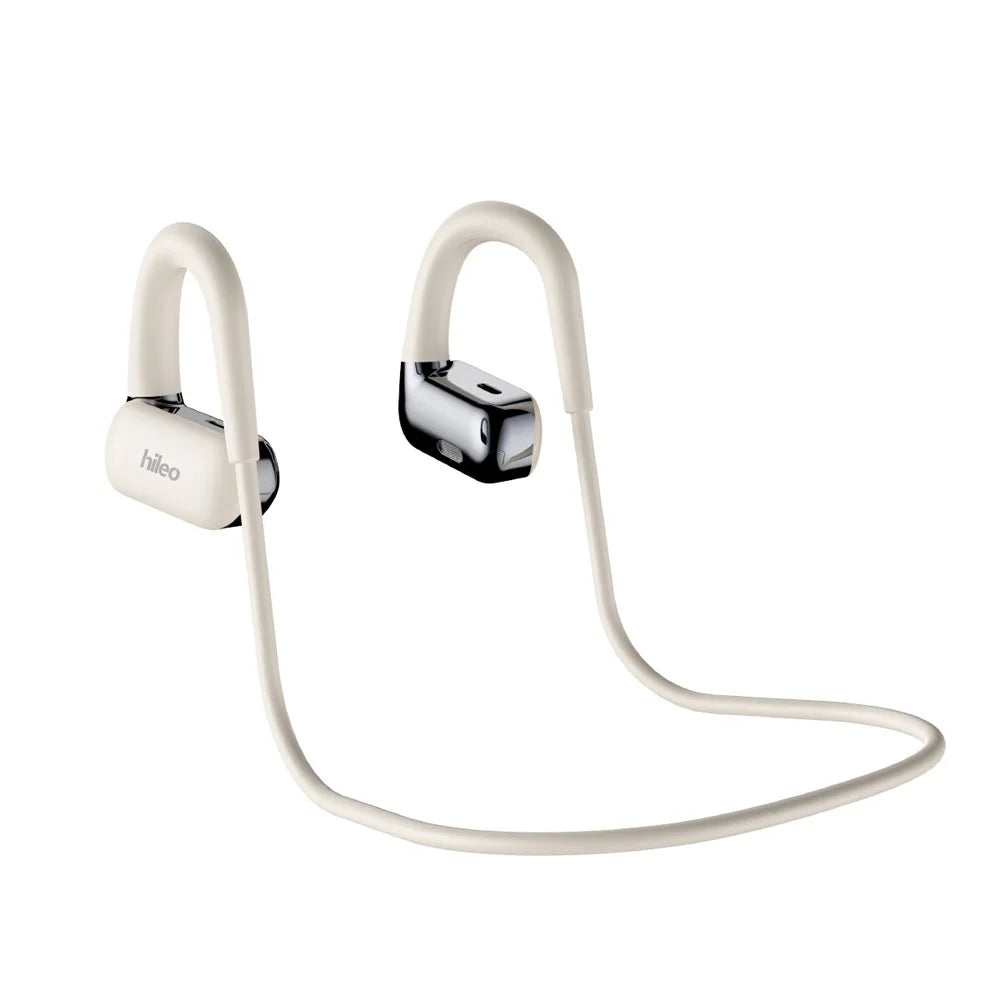 HILEO Hi77 Air Conduction Open Ear Bluetooth-compatible Headphones Sports Wireless Earphones - White - 3