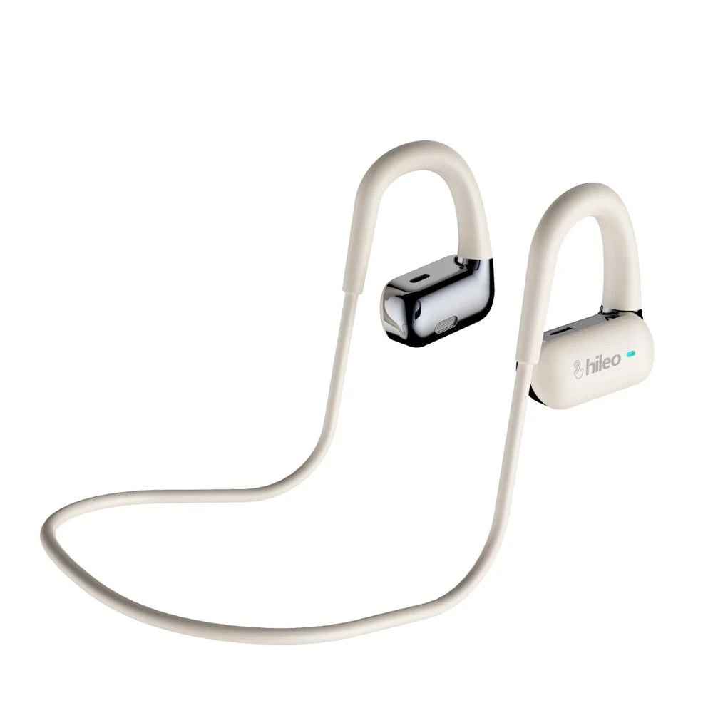 HILEO Hi77 Air Conduction Open Ear Bluetooth-compatible Headphones Sports Wireless Earphones - White - 4