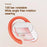 Q2 OWS Bluetooth-compatible 5.3 Earphone Bone Conduction Ear Hanging Stereo Music Headset - White+Orange - 5