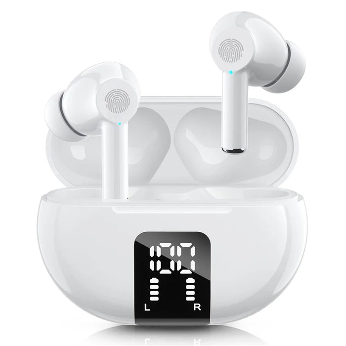 M10 Multiple Languages Translation Earphones Wireless Bluetooth-compatible Smart Voice Translator Headset - White - 2