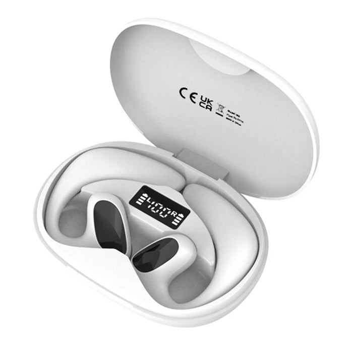 M8 144 Languages Translation Earphones Noise Reduction Smart Voice Translator TWS Bluetooth-compatible Headset - White - 1