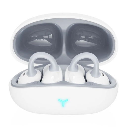 HILEO Hi82 Bluetooth-compatible Headsets Ear Clip-On Earphones Wireless Headphones - White - 2