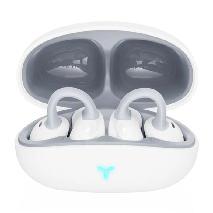 HILEO Hi82 Bluetooth-compatible Headsets Ear Clip-On Earphones Wireless Headphones - White - 2