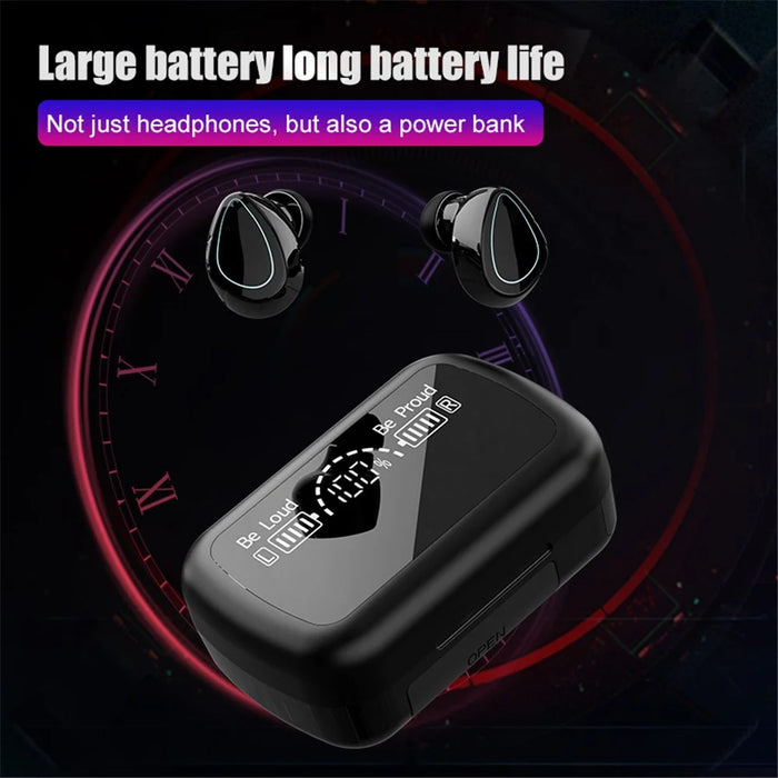 R10 In-ear Earphones Digital Display Mirror Surface Wireless Bluetooth-compatible Headphones - 4