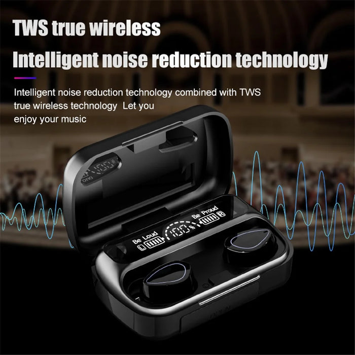 R10 In-ear Earphones Digital Display Mirror Surface Wireless Bluetooth-compatible Headphones - 5