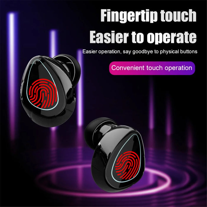 R10 In-ear Earphones Digital Display Mirror Surface Wireless Bluetooth-compatible Headphones - 6