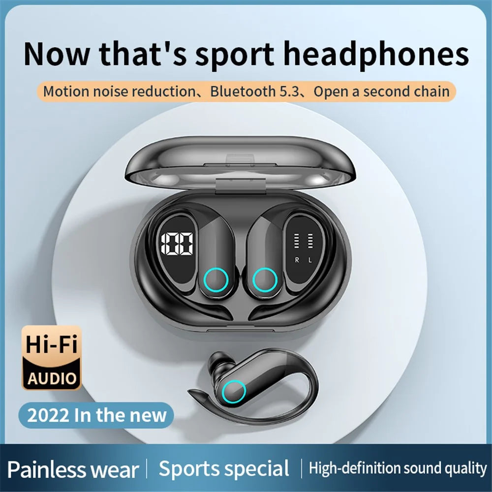 G37 ENC Noise Reduction Hook Earbuds HiFi Sound Sports Bluetooth-compatible Earphones - 4