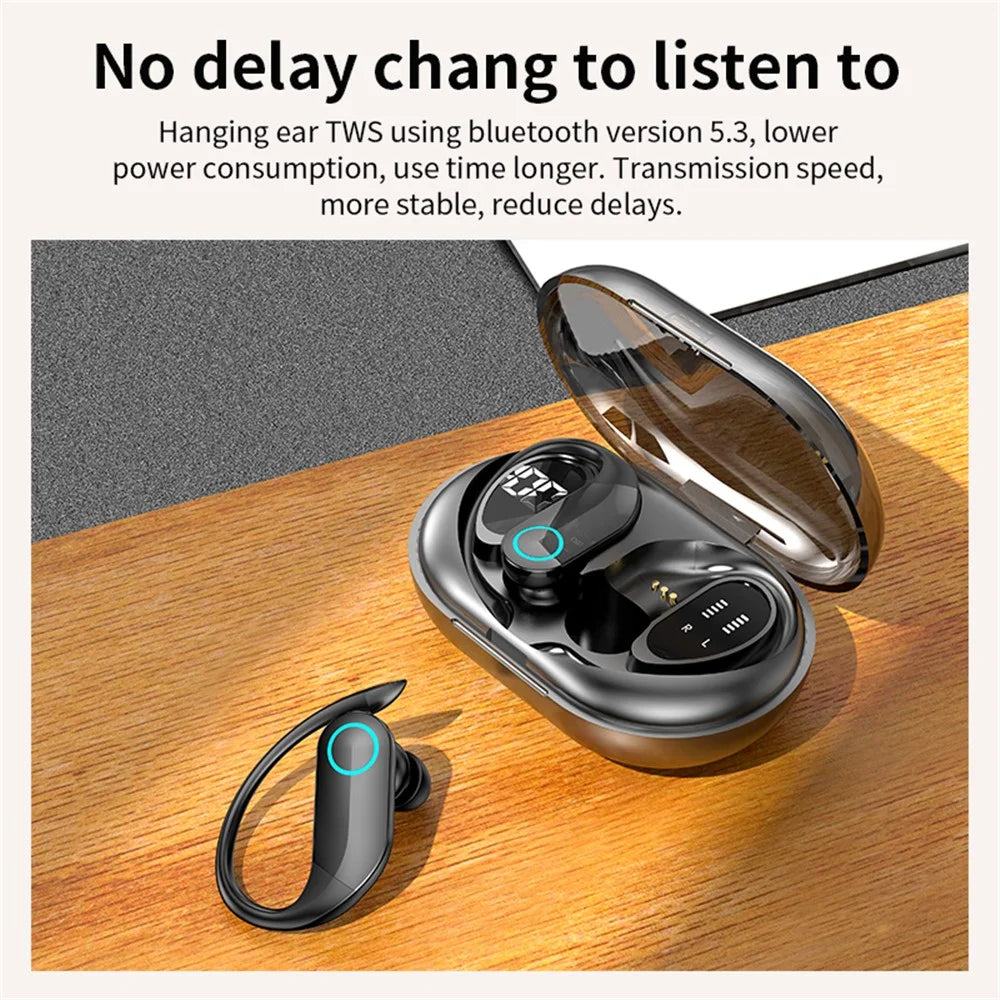 G37 ENC Noise Reduction Hook Earbuds HiFi Sound Sports Bluetooth-compatible Earphones - 5