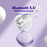 ESSAGER TWS Bluetooth-compatible Earphone HiFi Stereo Sound HD Calling Wireless Headset - Purple - 2