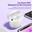 ESSAGER TWS Bluetooth-compatible Earphone HiFi Stereo Sound HD Calling Wireless Headset - Purple - 7