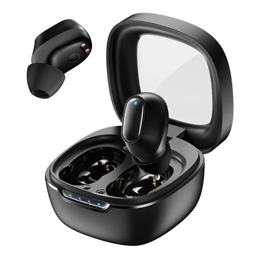 ESSAGER HiFi Stereo Sound In-ear Wireless Headphones Bluetooth-compatible 5.3 TWS Earphones - Black - 1