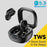 ESSAGER HiFi Stereo Sound In-ear Wireless Headphones Bluetooth-compatible 5.3 TWS Earphones - Black - 2
