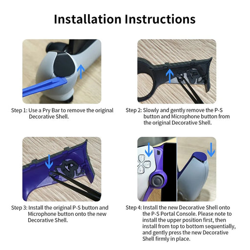 JYS JYS-P5203 For PlayStation Portal 2Pcs Joystick Protective Strip with Rocker Caps - Red - 2